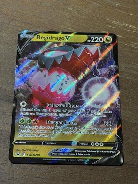 Pokemon Regidrago V SWSH281 English EX/NM